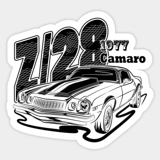 Camaro Z/28 (Black Print) Sticker